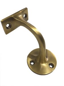 antique brass handrail bracket