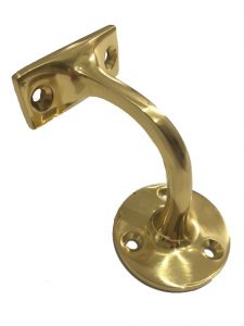 brass handrail bracket for leather handrails