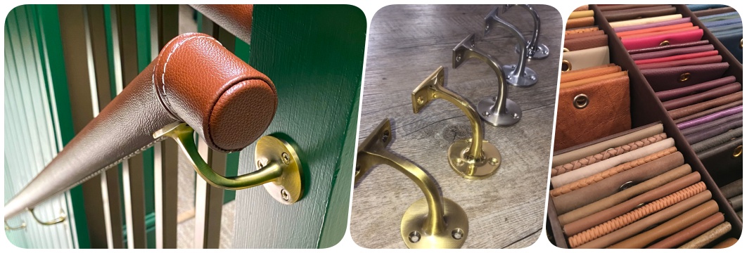 order bespoke leather handrails
