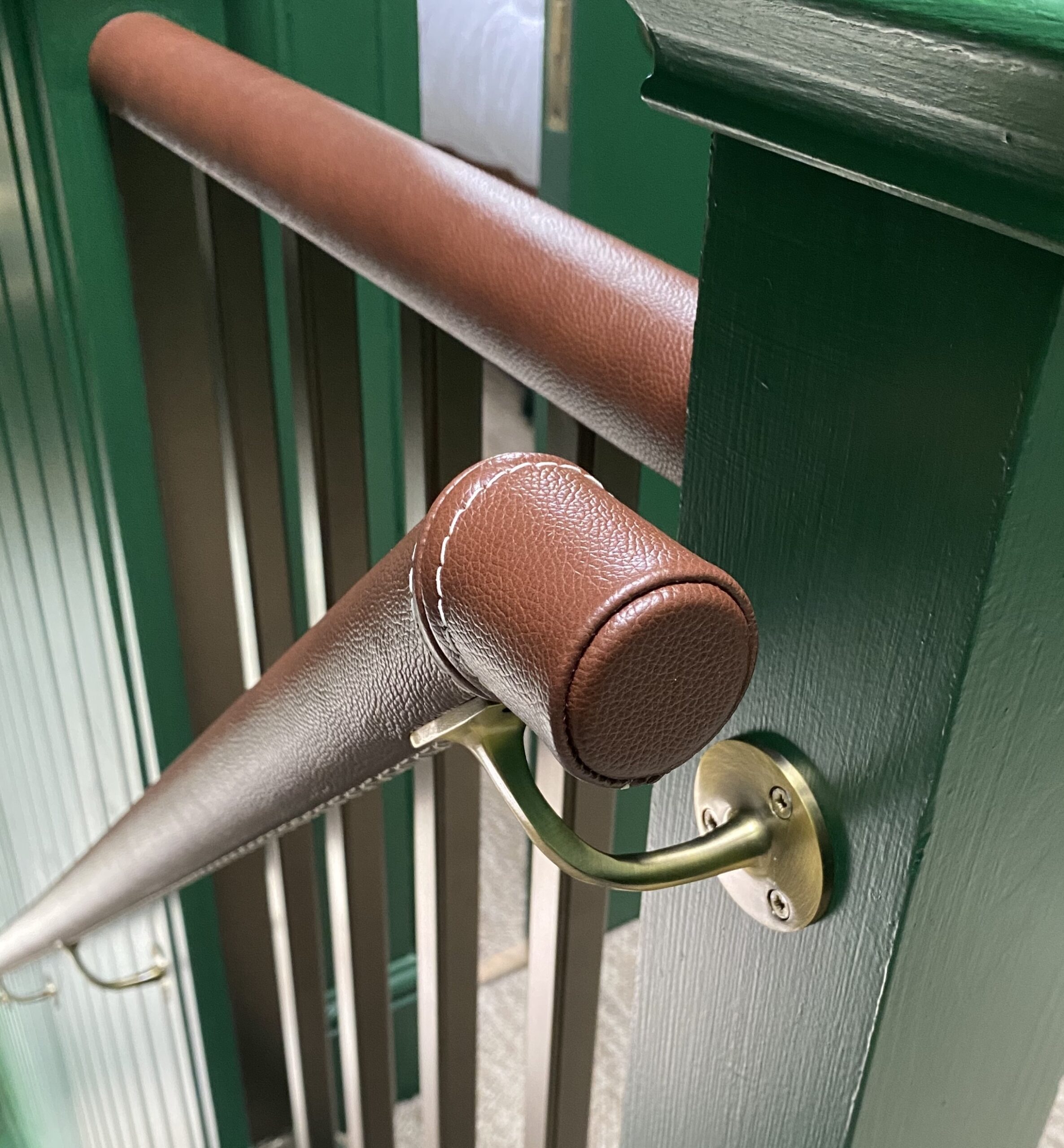 bespoke leather handrails